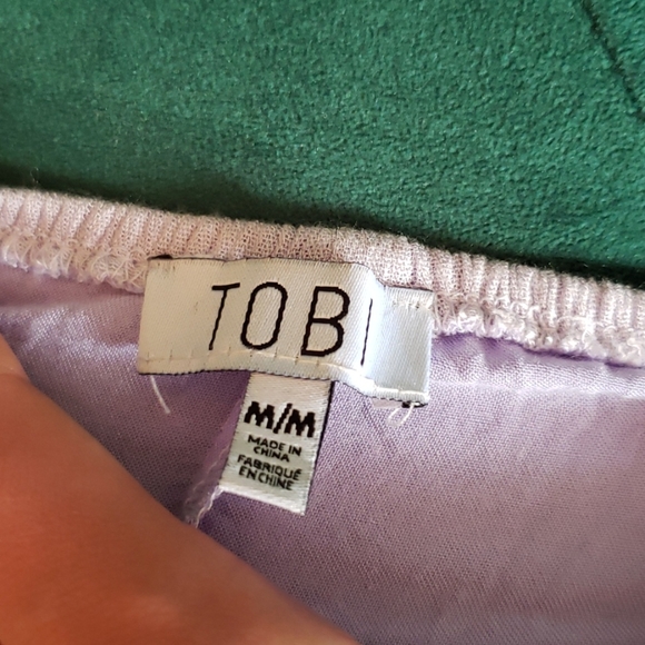 Lavender crochet mini dress - Picture 2 of 4